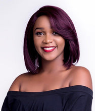 Load image into Gallery viewer, 10" Lace Front Bob Wig Ruby