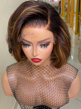 Load image into Gallery viewer, Layered 5x5 8" Human Hair Wig - Zahra