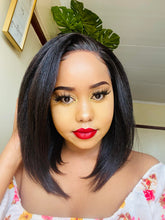 Load image into Gallery viewer, 10" Lace Front Bob Wig Ruby