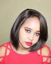 Load image into Gallery viewer, L Part 10" Lace Front Bob Wig Ruby
