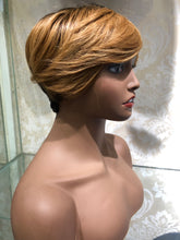 Load image into Gallery viewer, Fringed Human Hair Pixie Wig Liz
