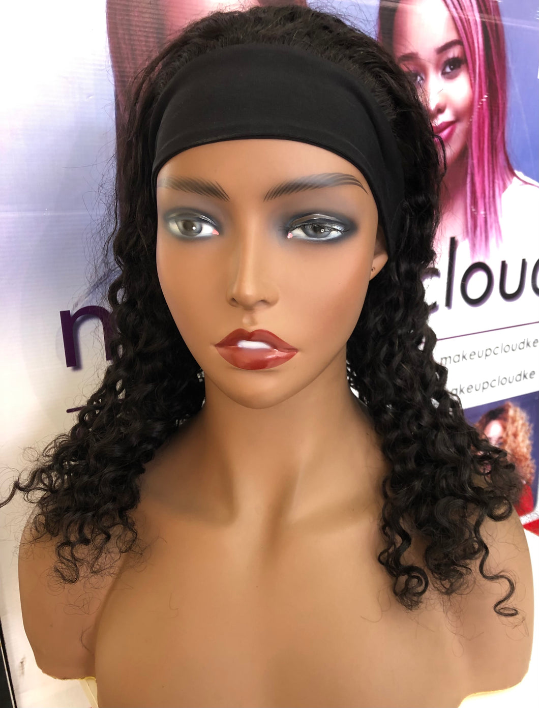 Deep Wave Human Hair Headband Wig Rita