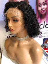 Load image into Gallery viewer, Curly 13x6  8&quot; Frontal Bob Wig Jordin
