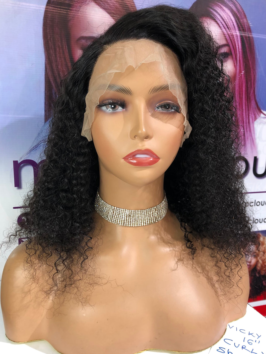 Human Hair 13x4 Curly 16