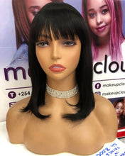 Load image into Gallery viewer, 14&quot; Fringe Human Hair Wig Sharon
