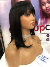 Load image into Gallery viewer, 14&quot; Fringe Human Hair Wig Sharon
