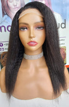 Load image into Gallery viewer, Kinky Straight 4x4 Lace 16&quot; Human Hair Wig Shirley
