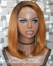 Load image into Gallery viewer, Straight 14&quot; Lace Front Bob Wig Maribel
