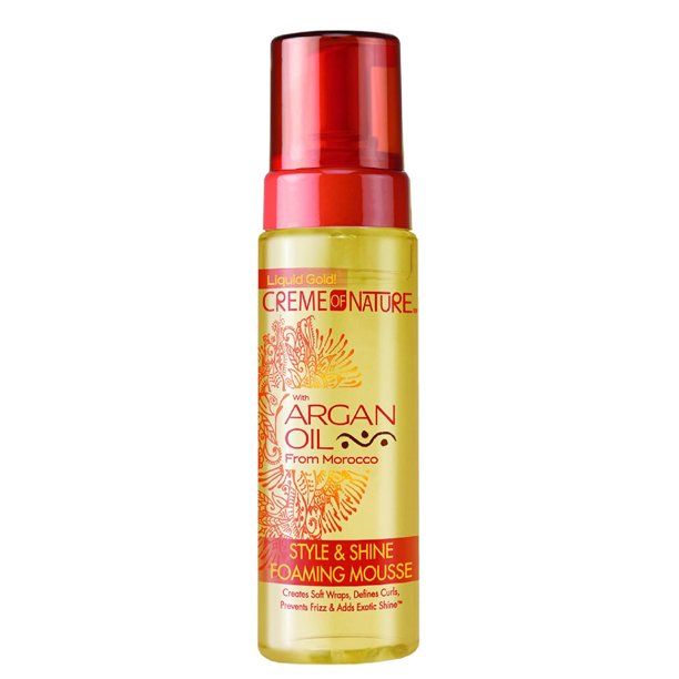 Creme Of Nature Argan Oil Style Shine Foaming Mousse