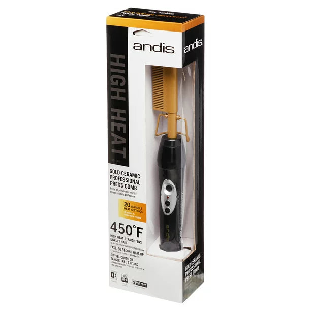 Andis professional gold ceramic press comb best sale