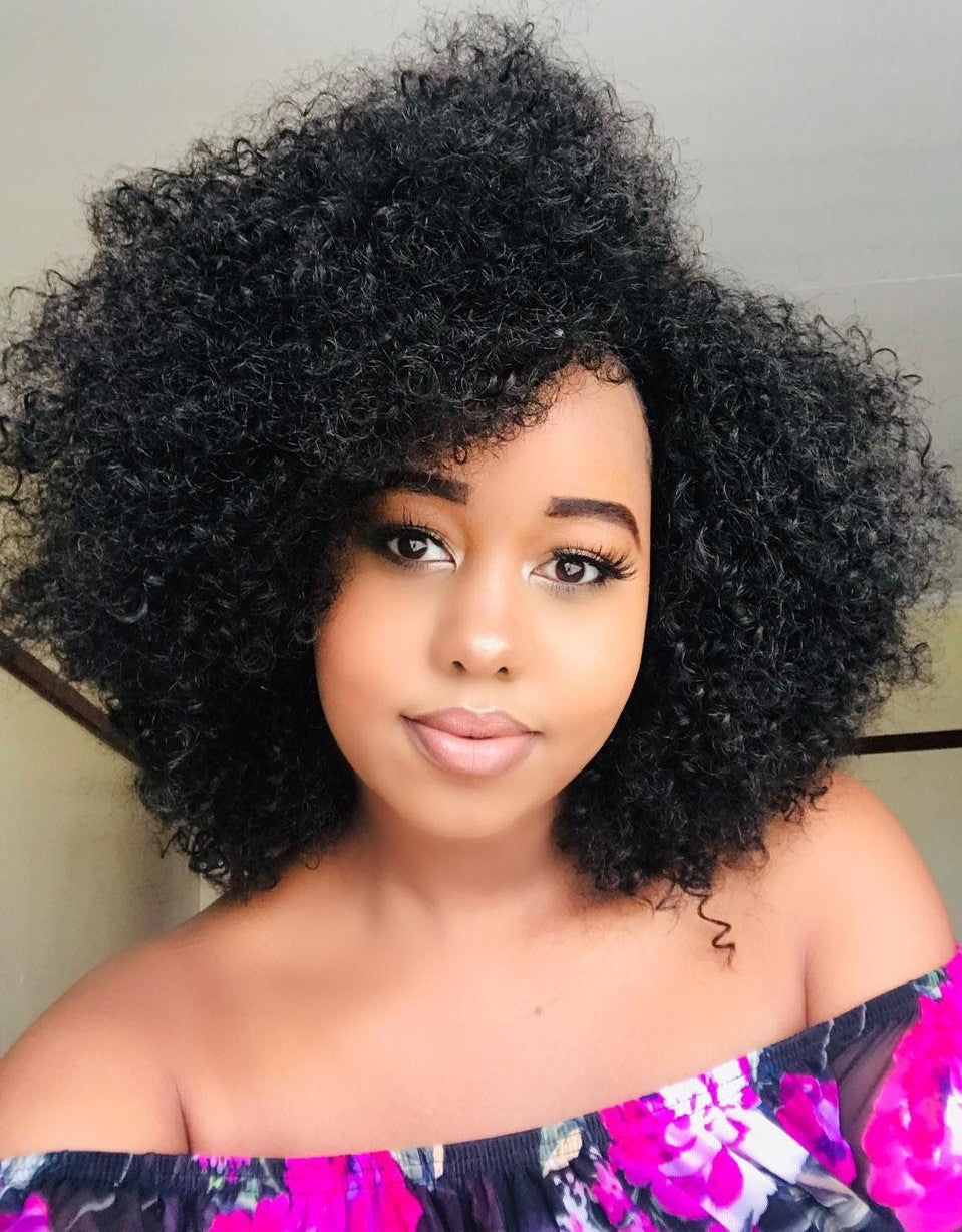 Afro Curly Half Wig Lola