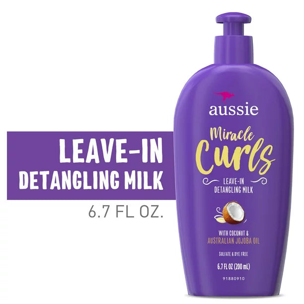 Aussie Miracle Curls Leave-In Detangling Milk