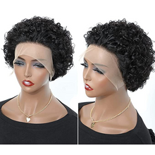 Load image into Gallery viewer, Curly 13x4 Human Hair Pixie Wig Sandra
